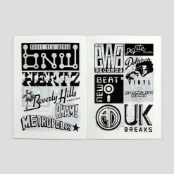 Klasse Wrecks KFAX3 Record Label Logo Archive Vol.1