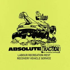 Labour Rest Recreation Absolute Traction T-Shirt - Hi Vis Green