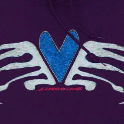 Limosine Hear Wings Hood - Dark Purple