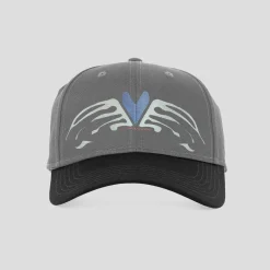 Limosine Heart Wings Hat - Grey / Black