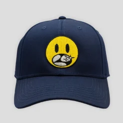 Limosine Smiley Hat - Navy