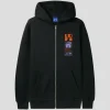Lo-Fi Basic Parts Zip-Thru Hood - Black