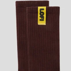 Lo-Fi Easy Marl Socks - Chestnut