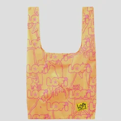 Lo-Fi Ideas Nylon Tote Bag - Orange
