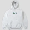 Lo-Fi Melt Logo Pullover Hood - Ash