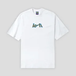 Lo-Fi Melt Logo Tee - White