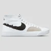 NIKE SB "BLAZER COURT MID PRM" WHITE/BLACK