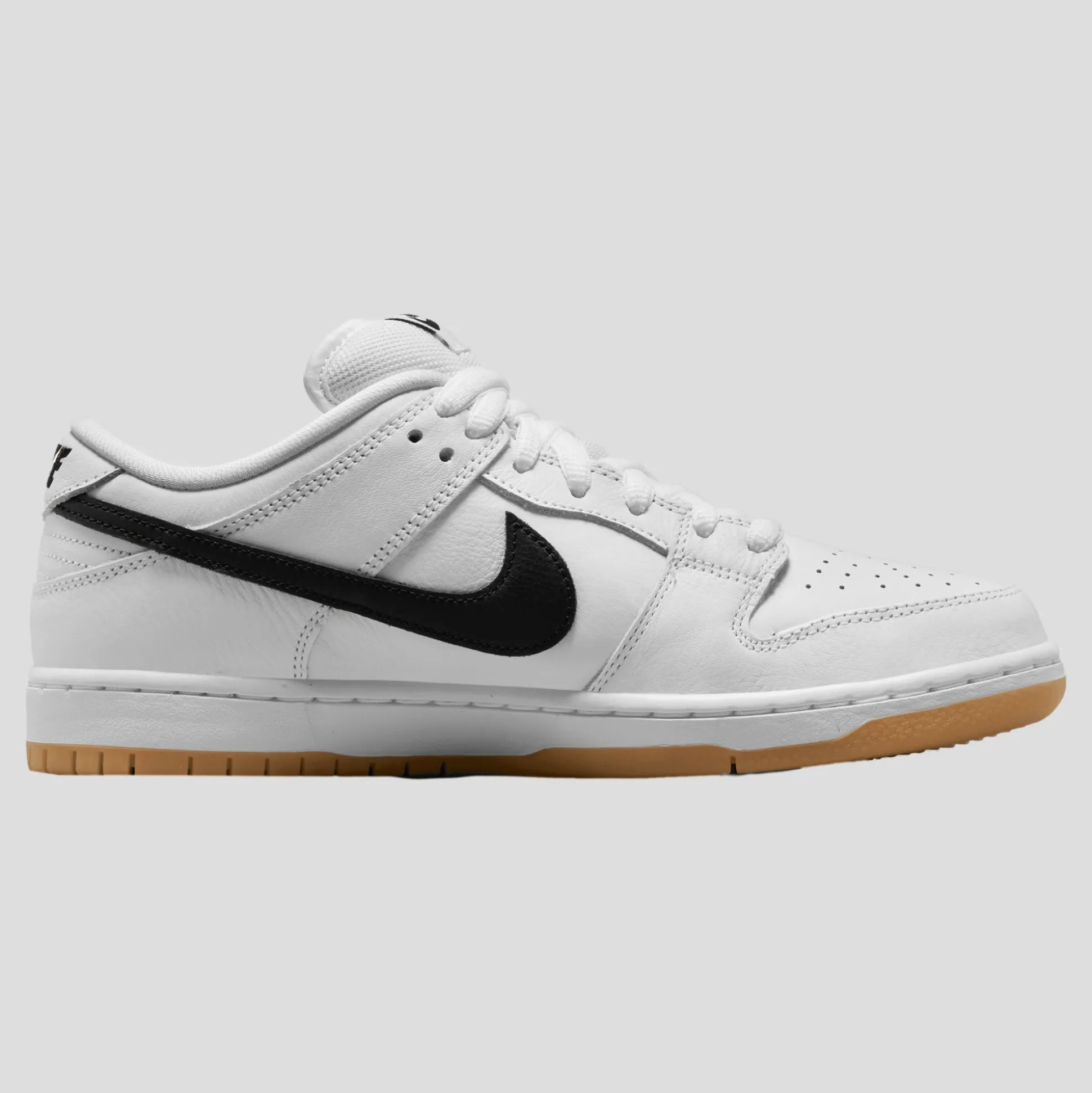 Nike SB Dunk Low Pro Iso - White / Black / Gum