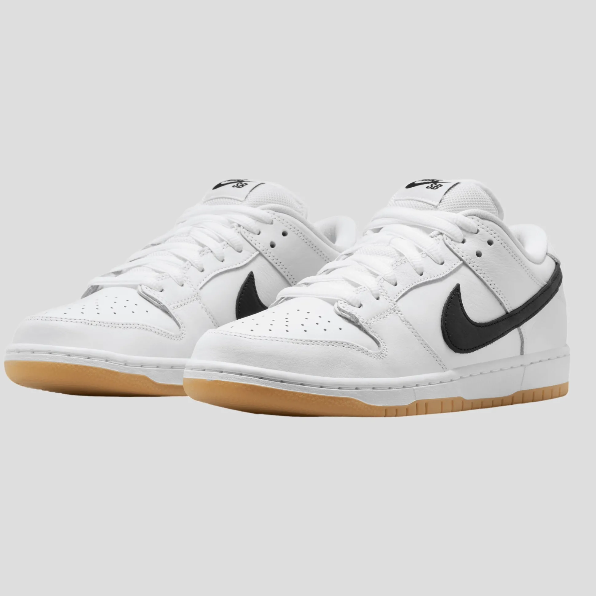 Nike SB Dunk Low Pro Iso - White / Black / Gum