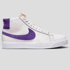 Nike SB Zoom Blazer Mid Iso - White / Court Purple