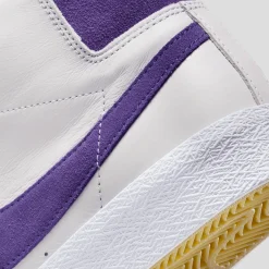 Nike SB Zoom Blazer Mid Iso - White / Court Purple