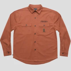 Pass~Port & El'more Vineyard Workers Long-sleeve Shirt - Rust