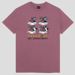Pass~Port Art Dept. Tee - Washed Berry