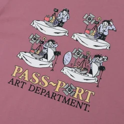 Pass~Port Art Dept. Tee - Washed Berry