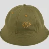 PASS~PORT "BANNER" BUCKET HAT OLIVE