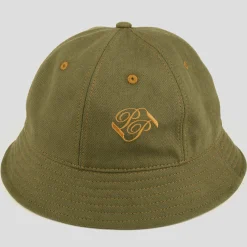 PASS~PORT "BANNER" BUCKET HAT OLIVE