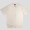 Pass~Port Brasco Zip Short Sleeve Knit - Cream