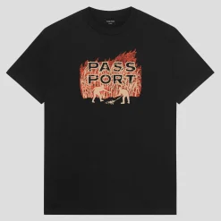 Pass~Port Brush Fire Tee - Black