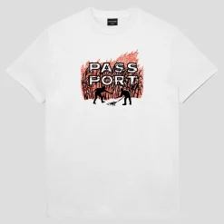 Pass~Port Brush Fire Tee - White