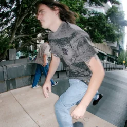 Pass~Port Cave~in Tee - Charcoal