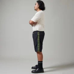 Pass~Port Coiled RPET Casual Short - Black