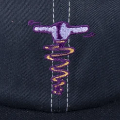 Pass~Port Corkscrew 5 Panel Cap - Navy