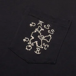 Pass~Port Cowpoke Organic Cotton Pocket Tee - Black