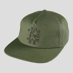 Pass~Port Cowpoke Workers Cap - Military Green