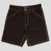 PASS~PORT "DIGGERS CLUB" SHORTS TAR - CONTRAST STITCH