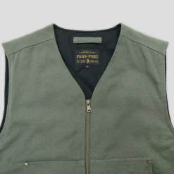 Pass~Port Diggers Club Vest - Moss