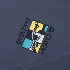 Pass~Port Dine Em' Sweater - Dusty Blue