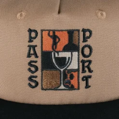 Pass~Port Dine Em' Workers Cap - Black / Sand