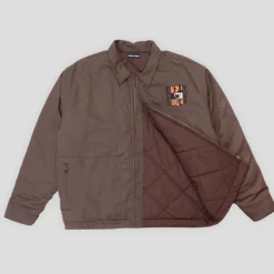 Pass~Port Dine Em' Workers Jacket - Chocolate