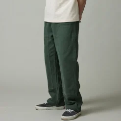 Pass~Port Double Knee Diggers Club Pant - Washed Forest Green