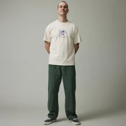 Pass~Port Double Knee Diggers Club Pant - Washed Forest Green