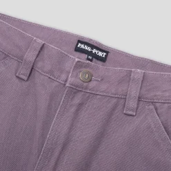 Pass~Port Double Knee Diggers Club Short - Washed Lilac