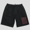 Pass~Port Drain Ripstop Casual Short - Black