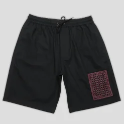 Pass~Port Drain Ripstop Casual Short - Black