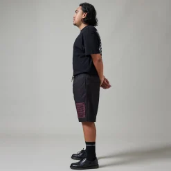 Pass~Port Drain Ripstop Casual Short - Black