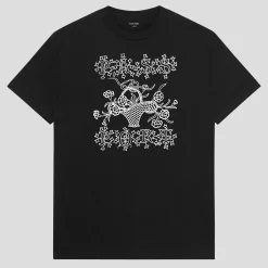 Pass~Port Edible Flowers Tee - Black