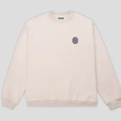 Pass~Port Emblematic Organic Fleece Sweater - Stone