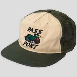 Pass~Port Fast Duck Workers Trucker - Cream / Elm