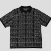 Pass~Port Fretworks Knit Polo - Black