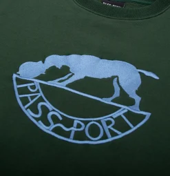 Pass~Port Fretworks Sweater - Forest Green