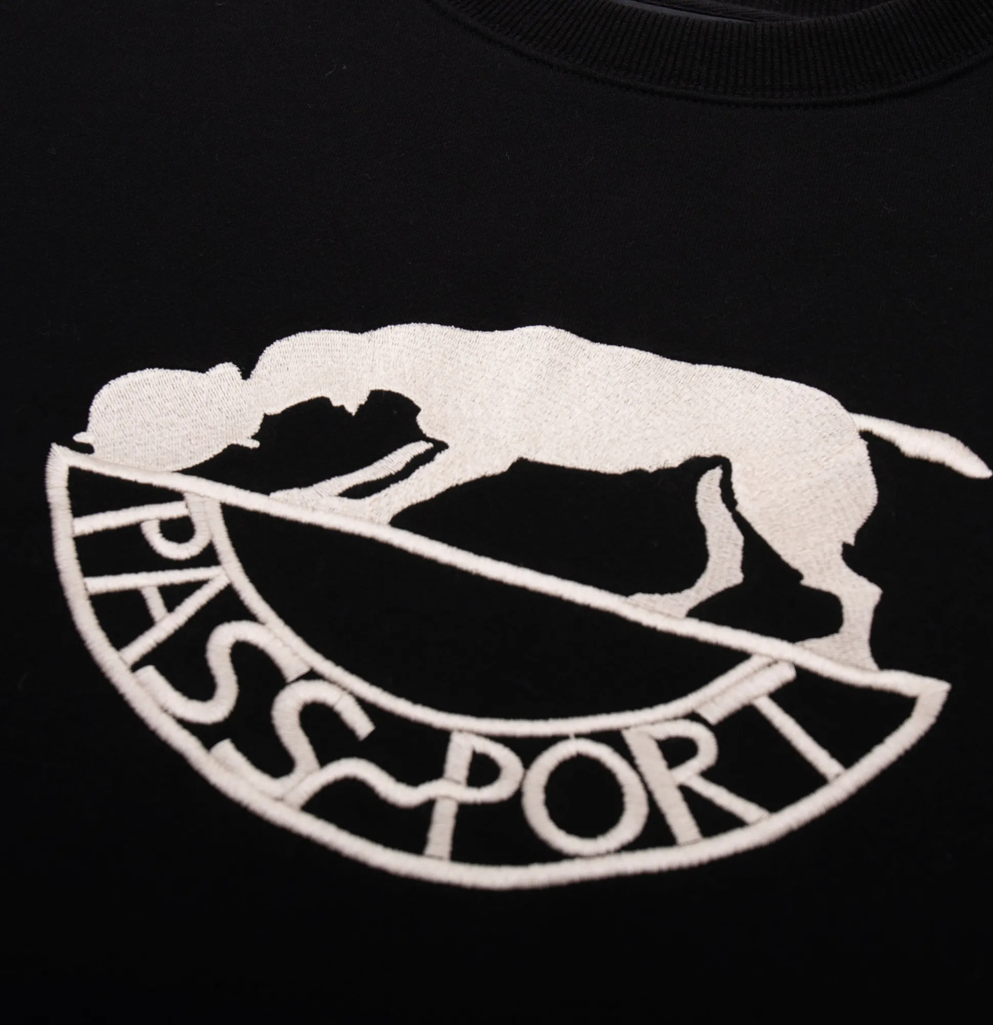 Pass~Port Fretworks Sweater - Black