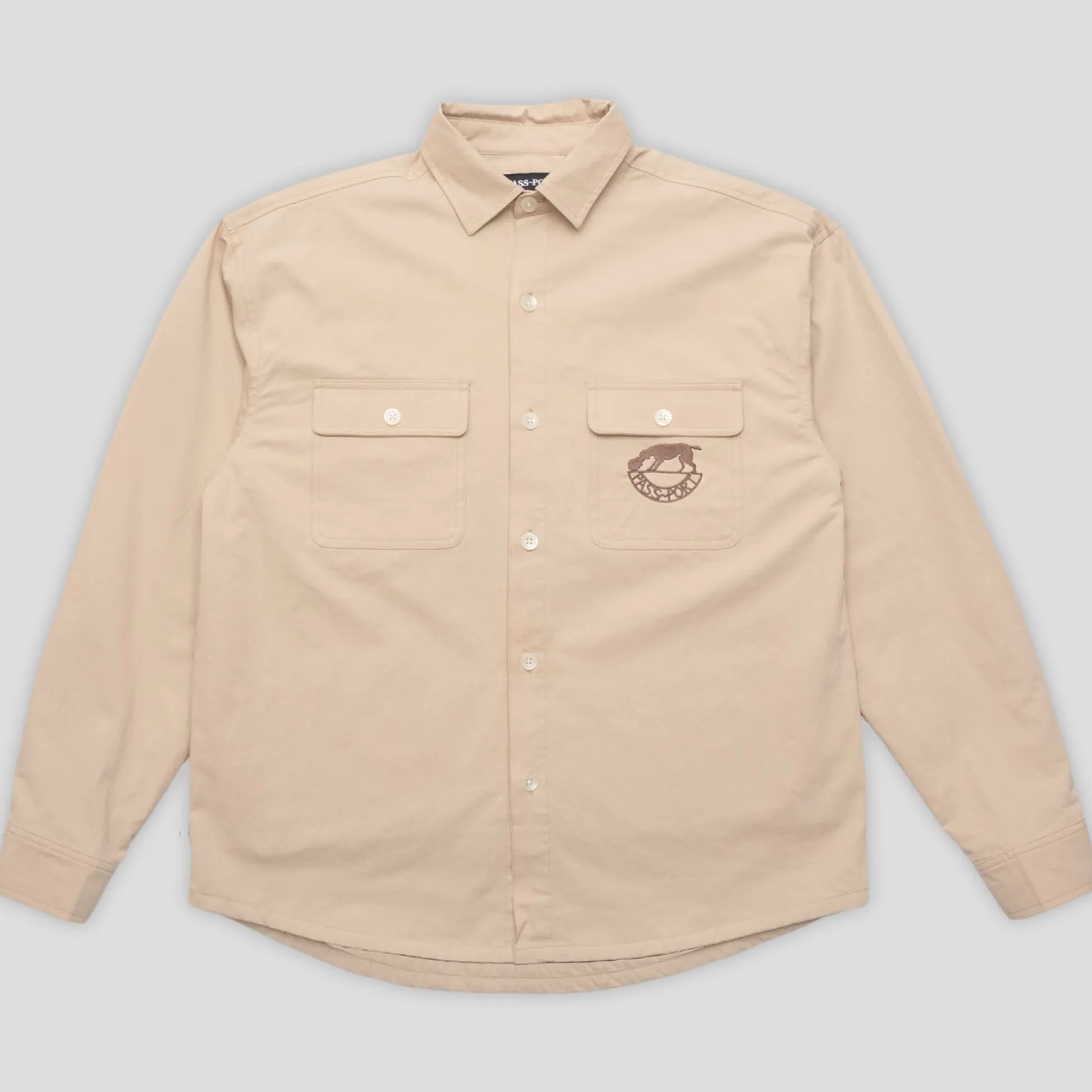 Pass~Port Fretworks Vineyard Shirt Long-sleeve - Sand