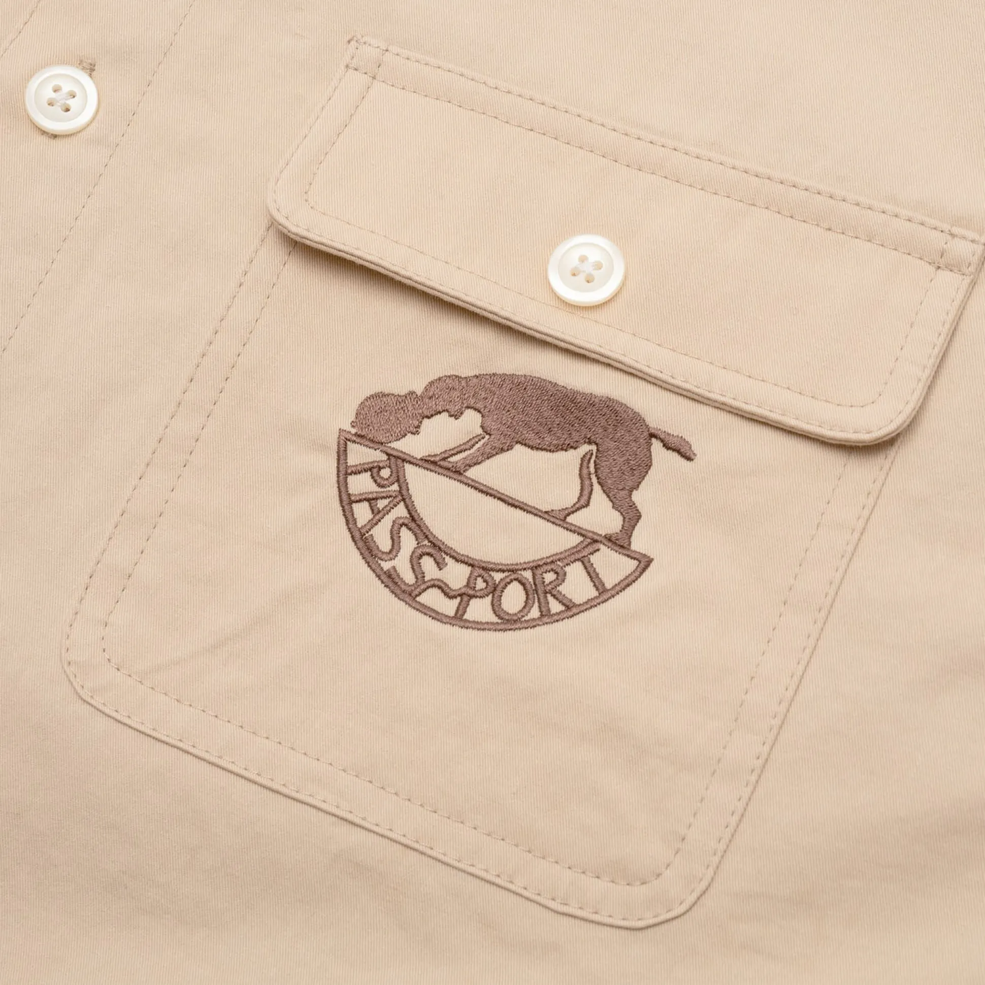 Pass~Port Fretworks Vineyard Shirt Long-sleeve - Sand