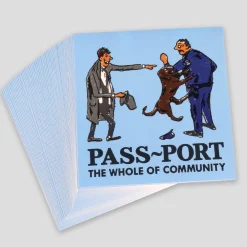 PASS~PORT FRIENDLY K9 STICKER