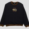Pass~Port Frog Lure Organic Fleece Sweater - Black