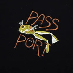 Pass~Port Frog Lure Organic Fleece Sweater - Black